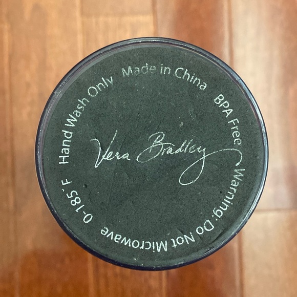 Vera Bradley Pink Paisley Tumbler Travel Mug with Flip Lid - Picture 3 of 12